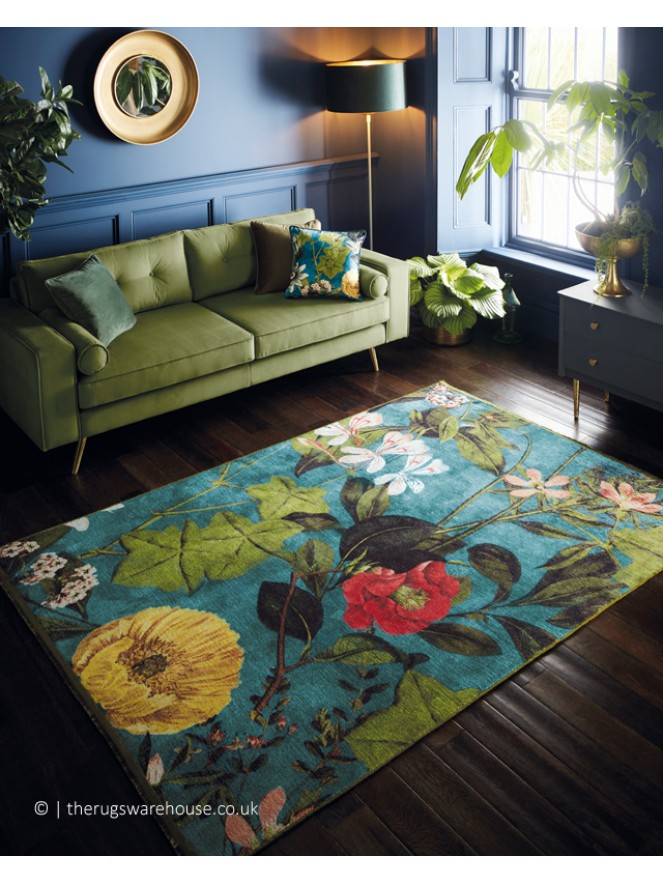 Passiflora Kingfisher Rug - 2