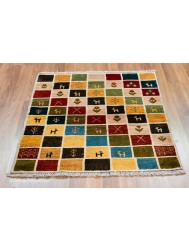 Gabbeh Squares Multi Rug - Thumbnail - 2