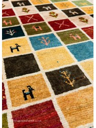 Gabbeh Squares Multi Rug - Thumbnail - 5