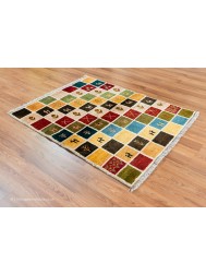 Gabbeh Squares Multi Rug - Thumbnail - 8