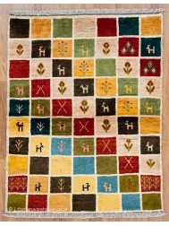 Gabbeh Squares Multi Rug - Thumbnail - 9