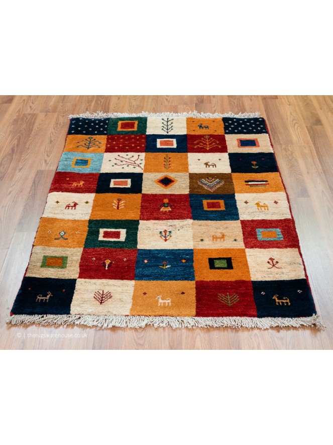 Gabbeh Big Squares Rug - 2