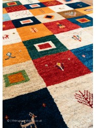 Gabbeh Big Squares Rug - Thumbnail - 5