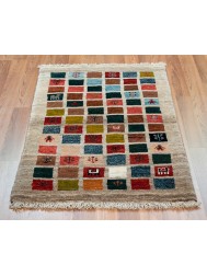 Gabbeh Mini Squares Rug - Thumbnail - 2