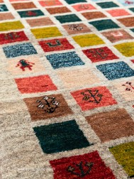 Gabbeh Mini Squares Rug - Thumbnail - 5