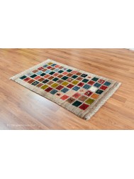 Gabbeh Mini Squares Rug - Thumbnail - 8