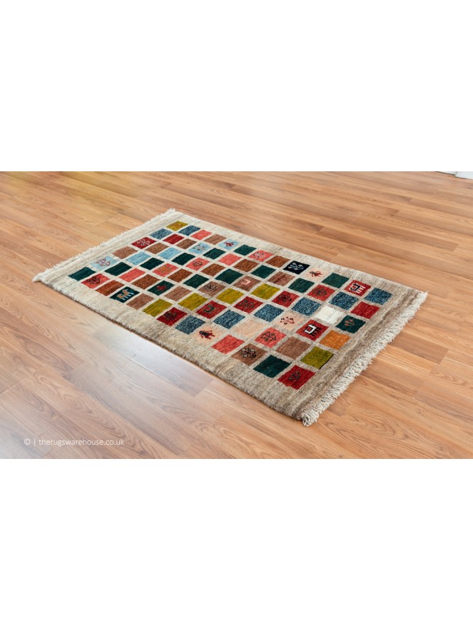 Gabbeh Mini Squares Rug - 8