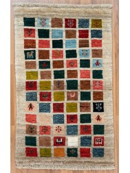 Gabbeh Mini Squares Rug - Thumbnail - 9