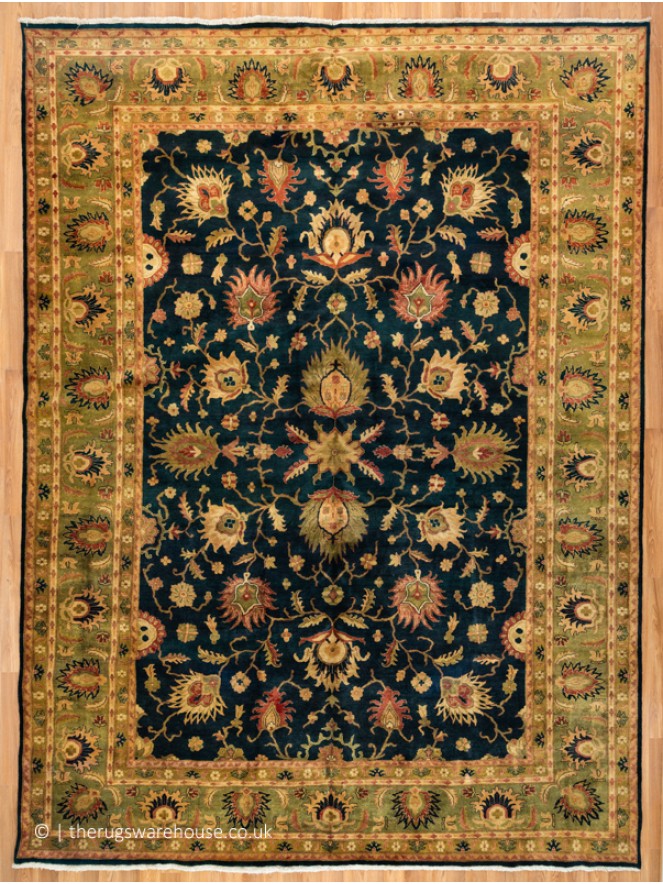 Agra Blue Rug - 9