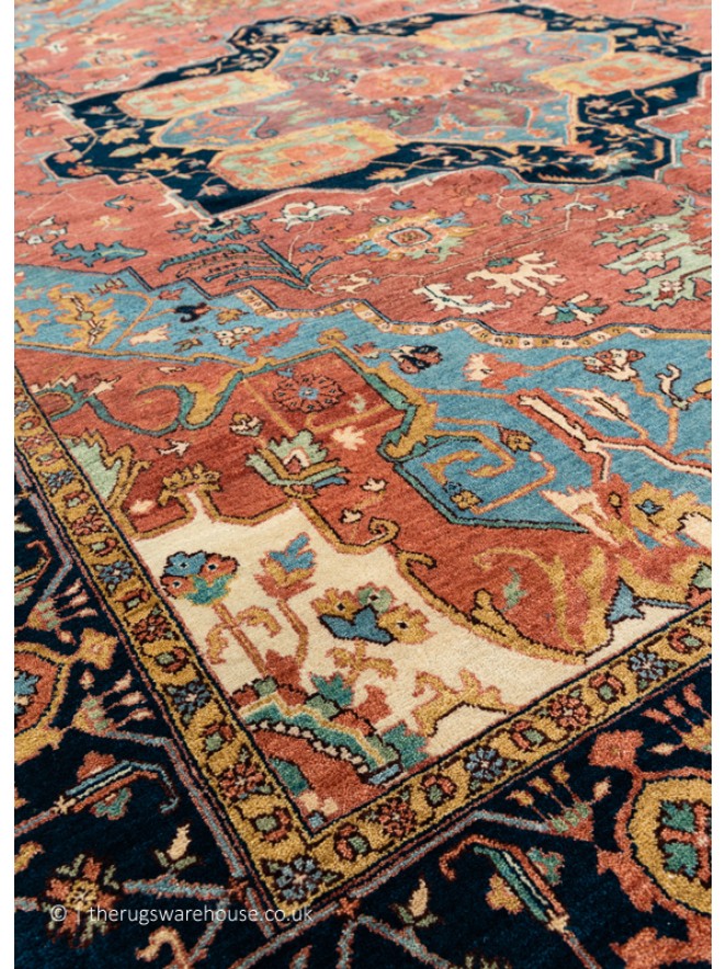 Fine Indo Serapi 9 Rug - 5