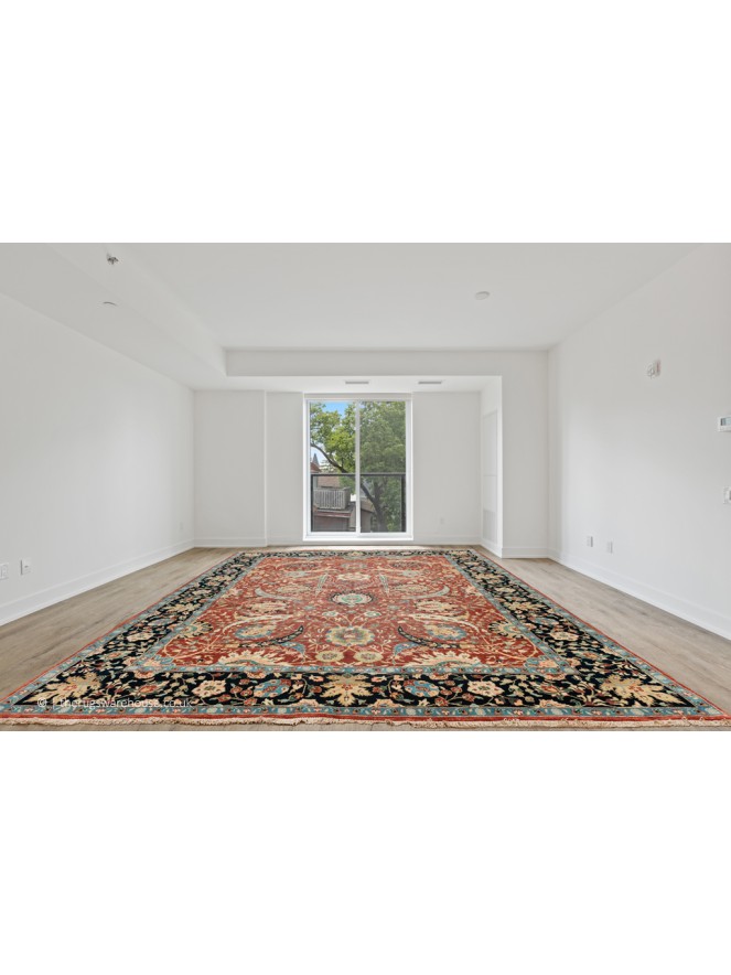 Kerman Red Rug - 2