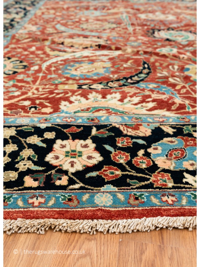 Kerman Red Rug - 3