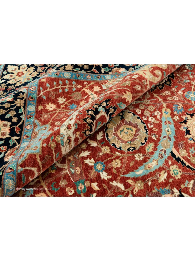 Kerman Red Rug - 4