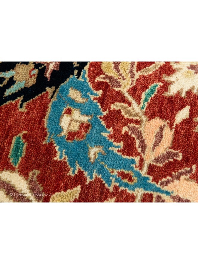 Kerman Red Rug - 7