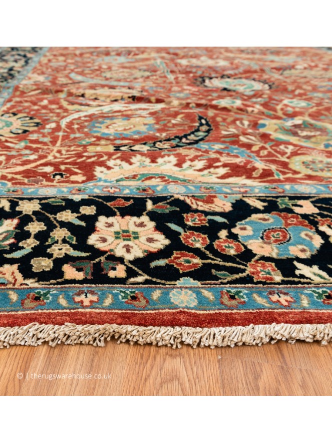 Kerman Red Rug - 8