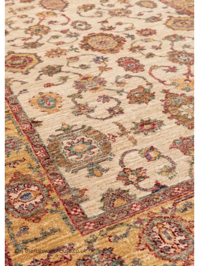 Royal Ziegler Beige Rust Rug - 3