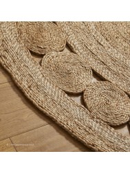 Nova Natural Circle Rug - Thumbnail - 5