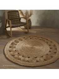 Nova Natural Circle Rug - Thumbnail - 2