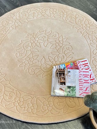 Royale Aubusson Beige Circle