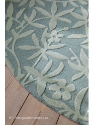 Cleavers Duck Egg Round Rug - Thumbnail - 3