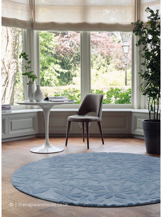 Cleavers Seaspray Round Rug - 2