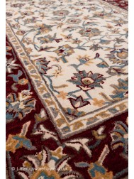 Herat Cream Dark Red Rug - Thumbnail - 6