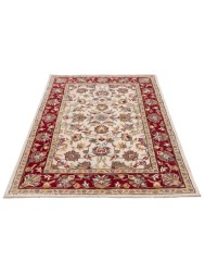 Herat Cream Red Rug - Thumbnail - 2