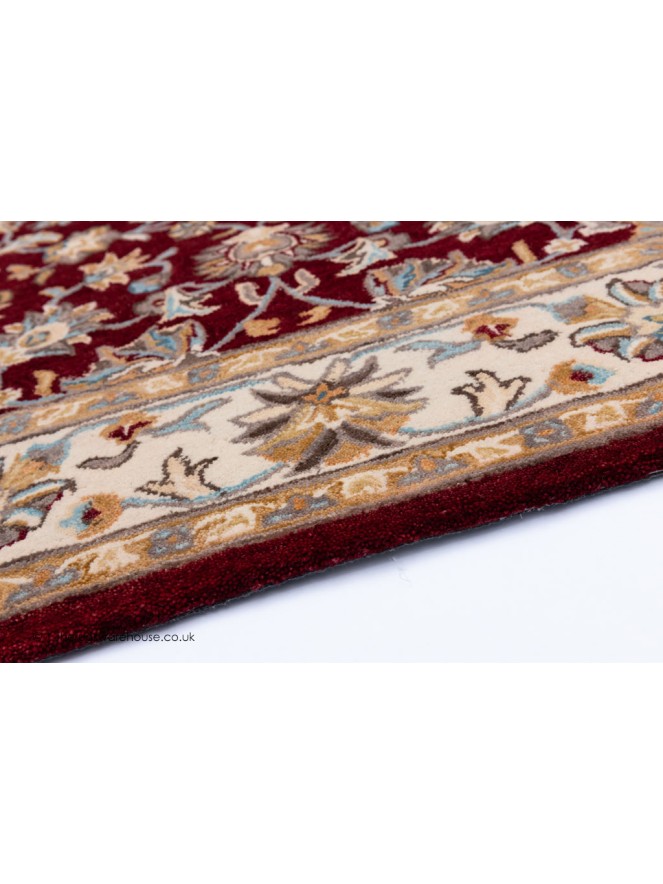 Herat Dark Red Rug - 4