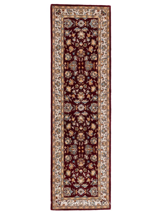 Herat Dark Red Runner - 9