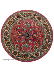 Amarna Pink Circle Rug - Thumbnail - 2