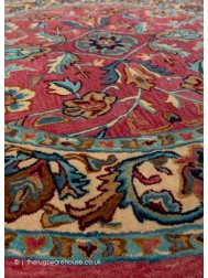 Amarna Pink Circle Rug - Thumbnail - 5