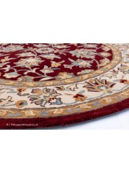 Herat Dark Red Circle Rug - Thumbnail - 3