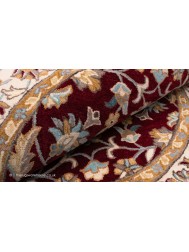 Herat Dark Red Circle Rug - Thumbnail - 4