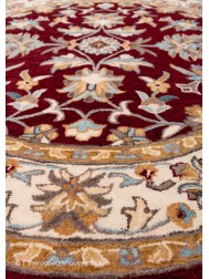 Herat Dark Red Circle Rug - Thumbnail - 5