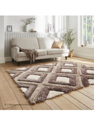 Maroa Beige Brown Rug - Thumbnail - 3