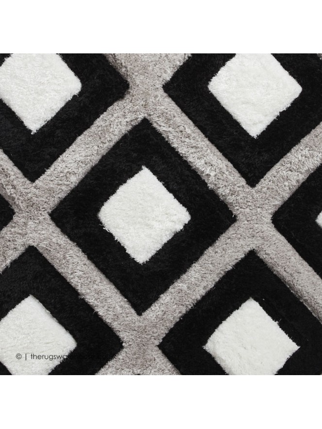 Maroa Black White Rug - 7