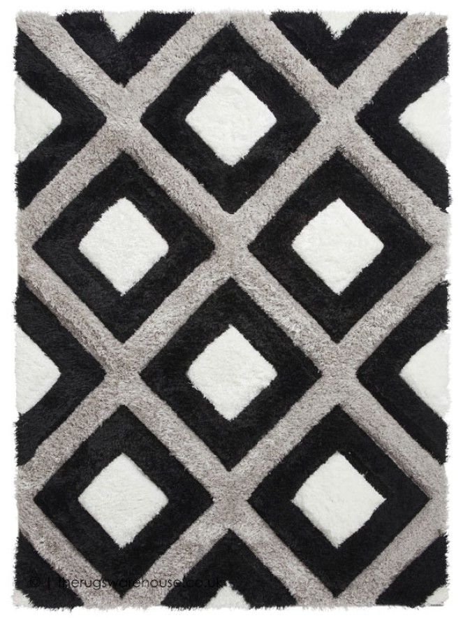 Maroa Black White Rug - 9