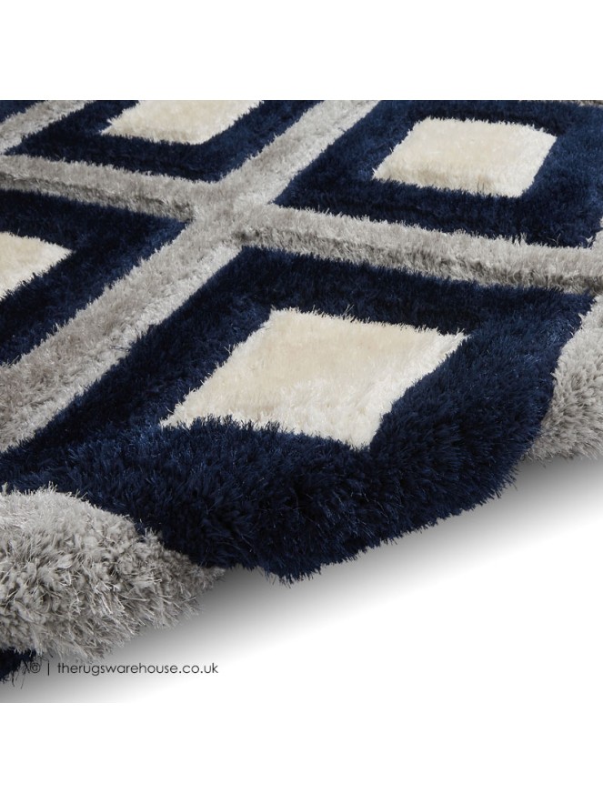 Maroa Grey Navy Rug - 4