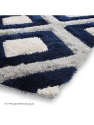 Maroa Grey Navy Rug - Thumbnail - 5