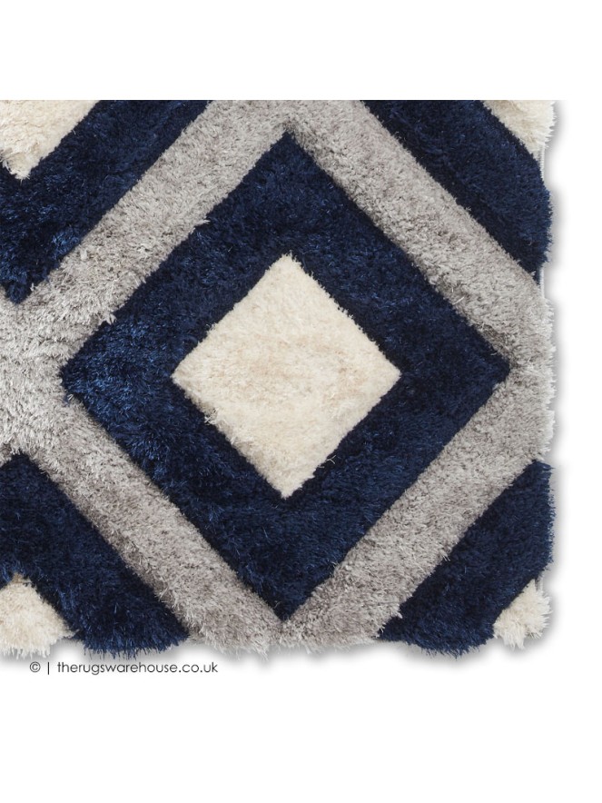 Maroa Grey Navy Rug - 6