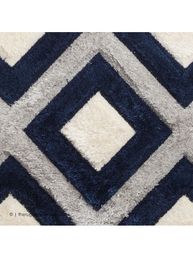 Maroa Grey Navy Rug - 7