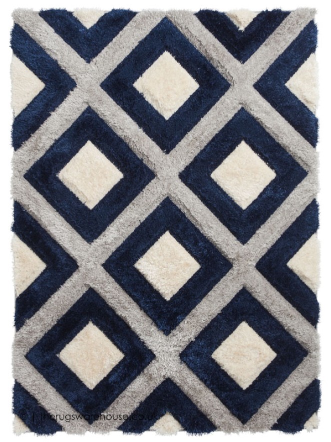 Maroa Grey Navy Rug - 9