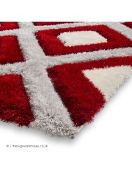 Maroa Grey Red Rug - Thumbnail - 5