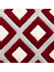 Maroa Grey Red Rug - Thumbnail - 7