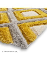 Maroa Grey Yellow Rug - Thumbnail - 4