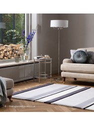 Eaton Stripe Charcoal Rug - Thumbnail - 2