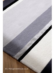 Eaton Stripe Charcoal Rug - Thumbnail - 3