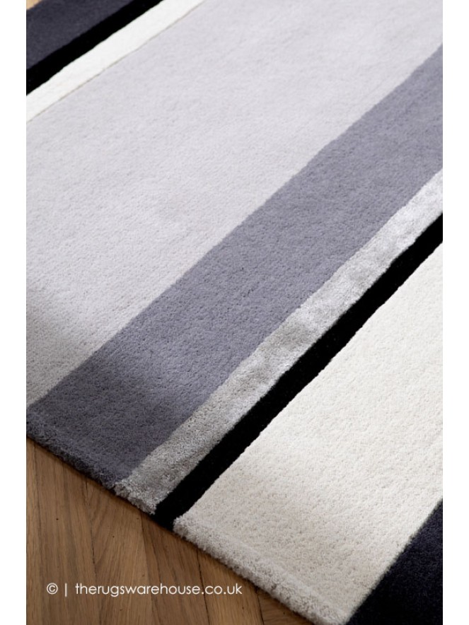 Eaton Stripe Charcoal Rug - 3