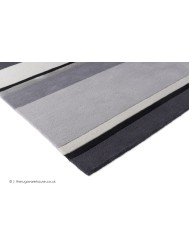 Eaton Stripe Charcoal Rug - Thumbnail - 4
