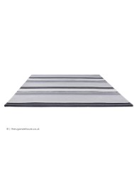 Eaton Stripe Charcoal Rug - Thumbnail - 5